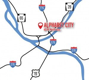 alphabet city pittsburgh directions