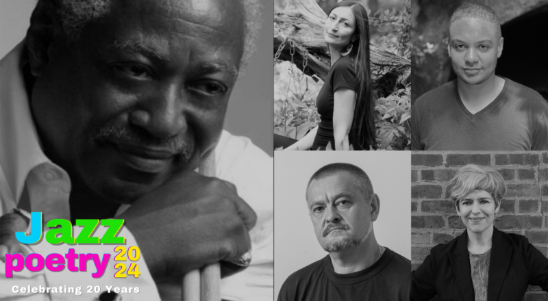 Jazz Poetry 2024: Roger Humphries + RH Factor, Sahar Muradi, Xan Forest Phillips, Volodymyr Rafeyenko, & Mónica de la Torre