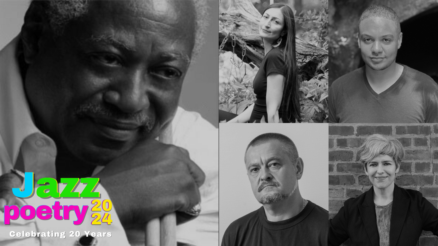 Jazz Poetry 2024: Roger Humphries + RH Factor, Sahar Muradi, Xan Forest Phillips, Volodymyr Rafeyenko, & Mónica de la Torre