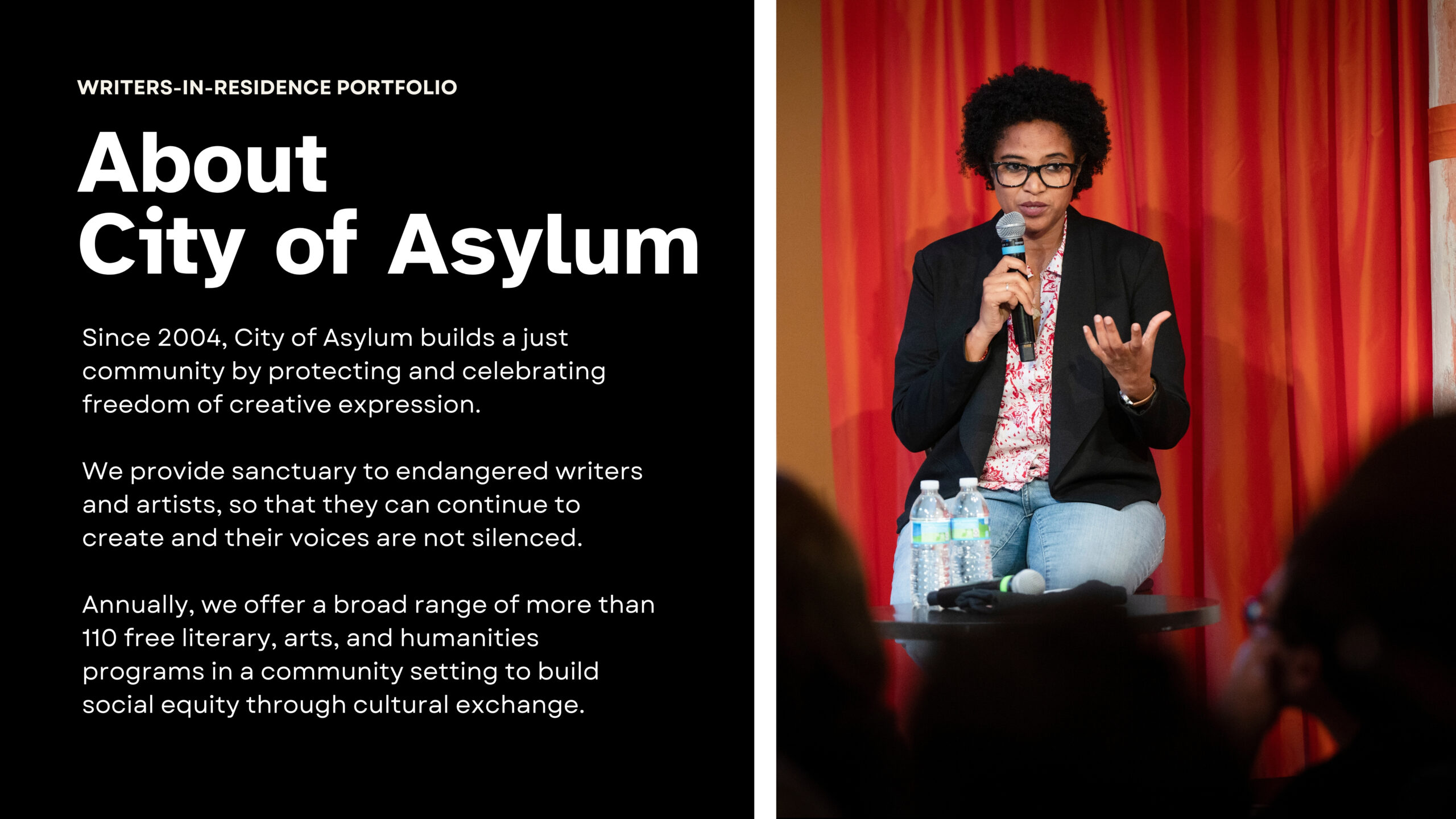 writers in residence portfolio