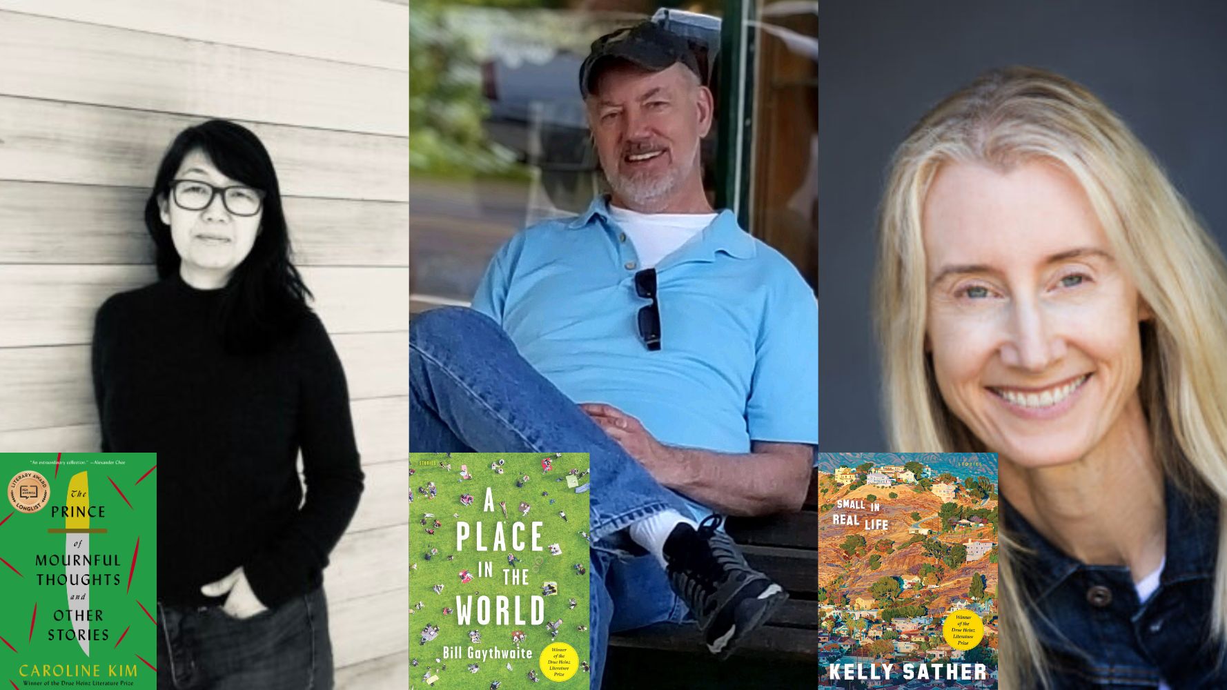 Drue Heinz Literature Prize Presents: 45th Anniversary Reading with Prizewinners Bill Gaythwaite, Caroline Kim & Kelly Sather